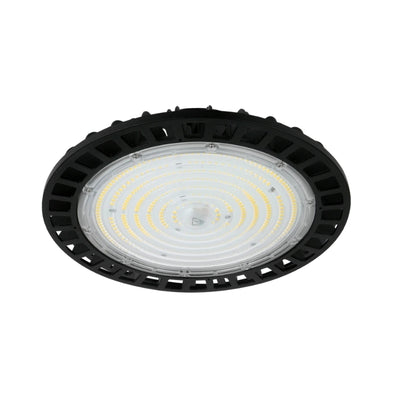 Cloche LED industrielle UFO 200W 175lm/W 120° IP65 CRI80 Noir DALI-2