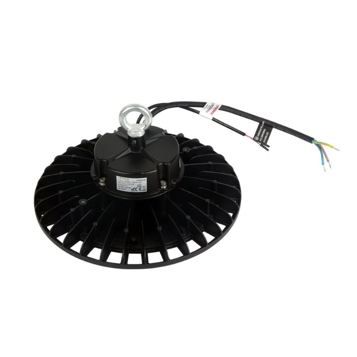 Cloche LED industrielle UFO 100W 175lm/W 120° IP65 CRI80 Noir DALI-2