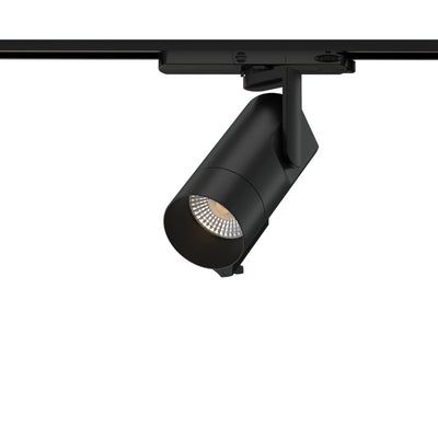 Spot LED sur Rail Triphasé Intelligent IA 35W CCT 50° Noir