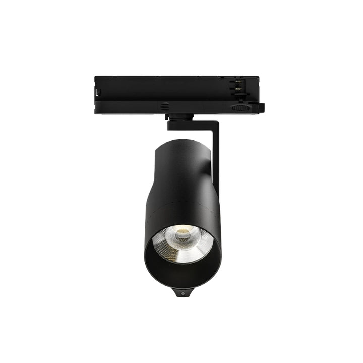 Spot LED sur Rail Triphasé Intelligent IA 35W CCT 50° Noir