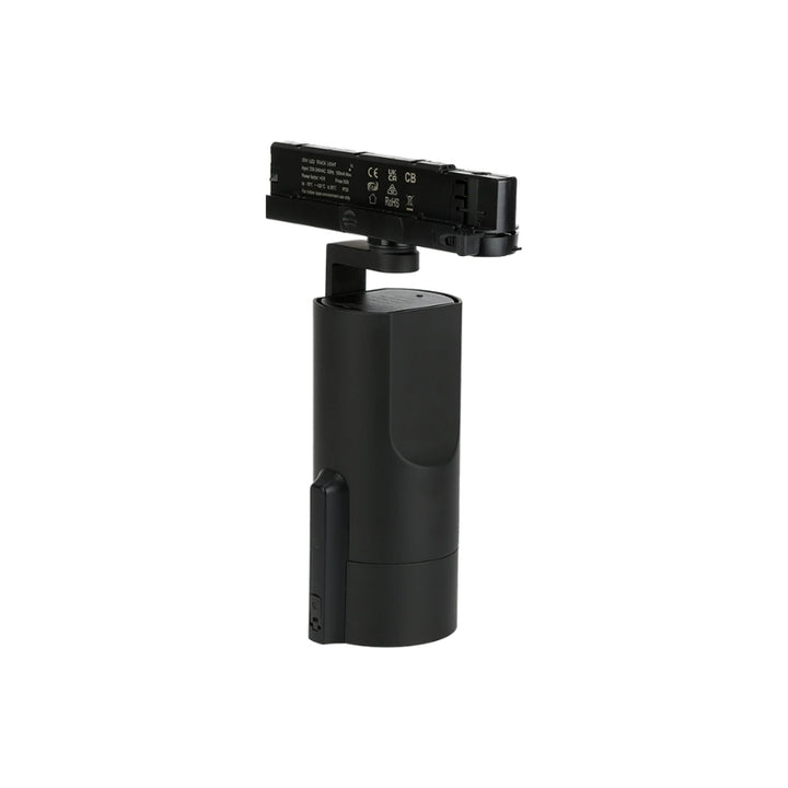 Spot LED sur Rail Triphasé Intelligent IA 35W CCT 50° Noir
