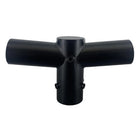 Suporte Preto 2 Luminárias para Mastro de Iluminação