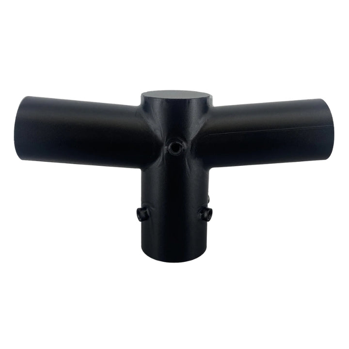 Support Noir 2 Luminaires pour Mât d'Éclairage