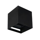 Black IP65 Cube Wall Light for G9 Bulb