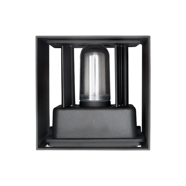Applique Murale Grise IP65 Cube pour Ampoule G9