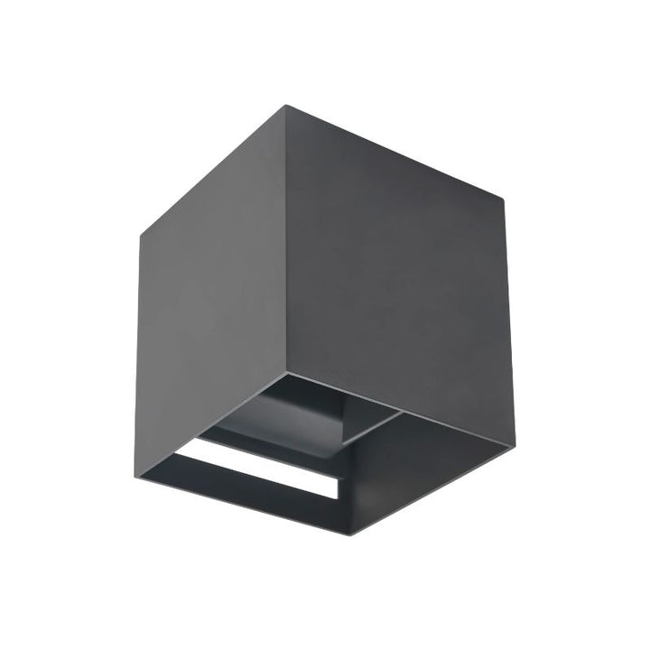 Applique Murale Grise IP65 Cube pour Ampoule G9