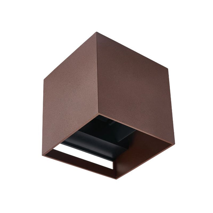 Applique Murale Couleur Cuir IP65 Cube pour Ampoule G9