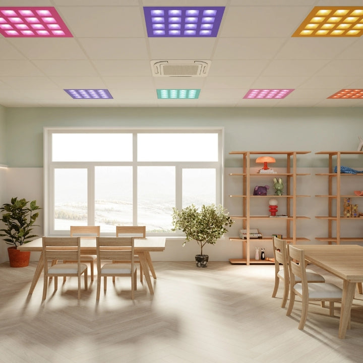 Panneau LED 15-36W 60x60cm 140lm/W UGR<16 Blanc