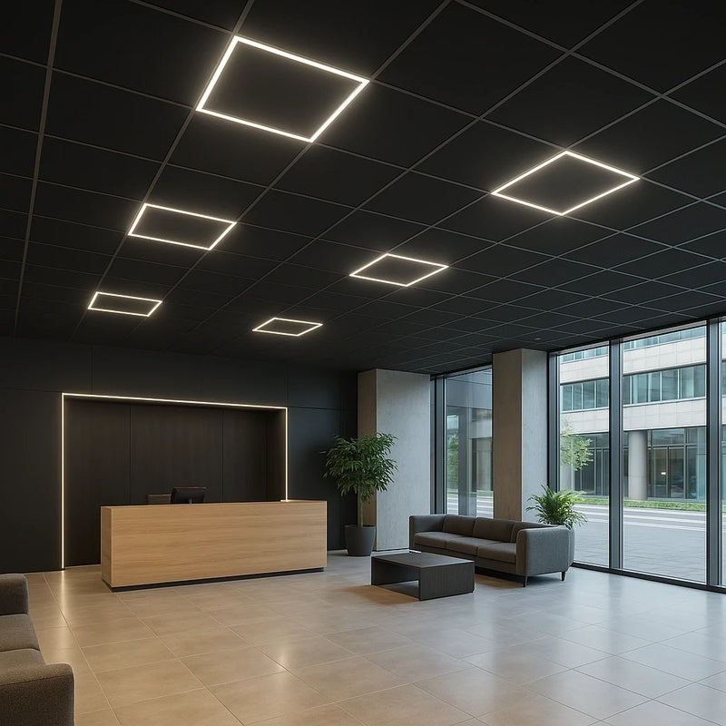 Dalle LED Cadre Lumineux 60x60 40W DALI - Blanc