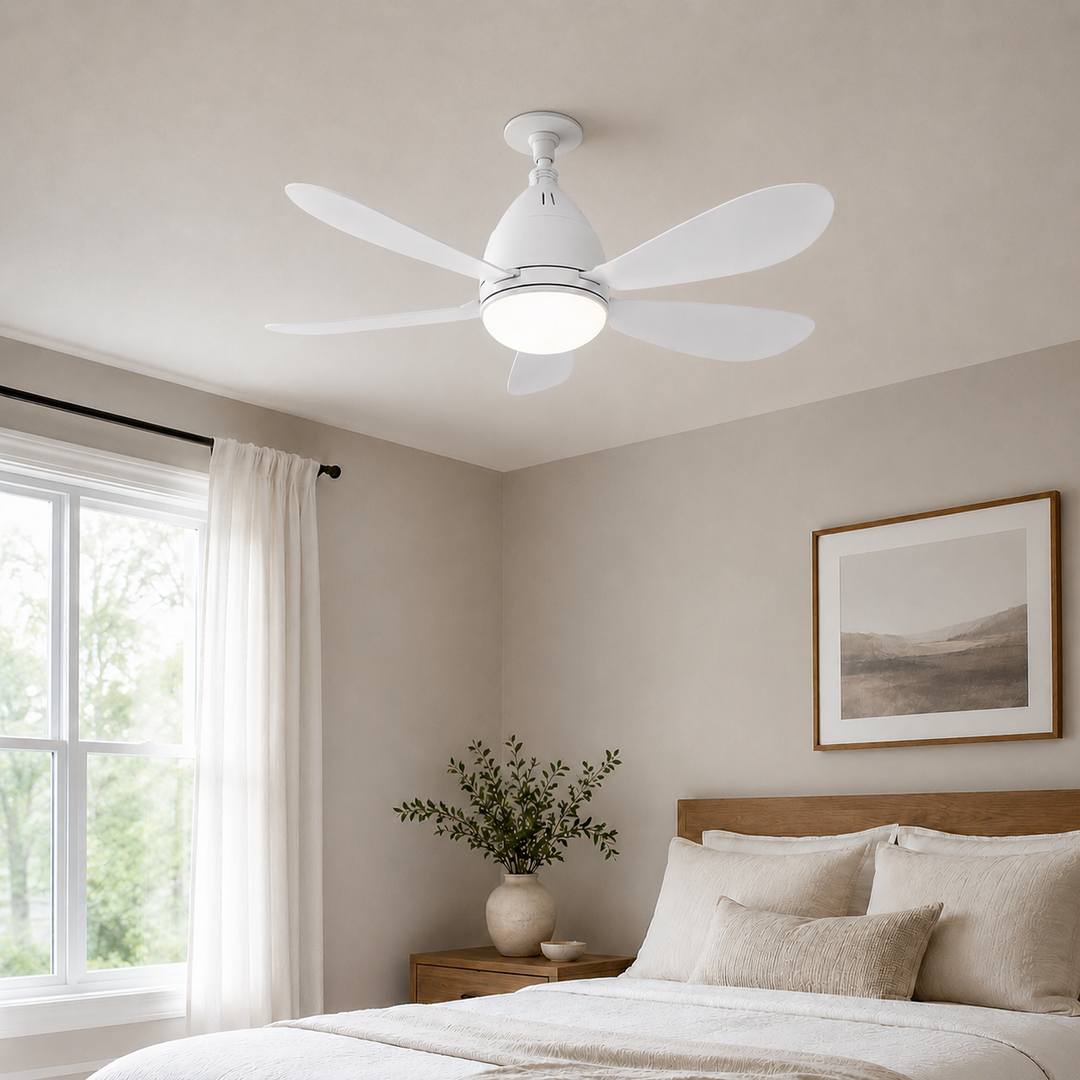 Ampoule Ventilateur LED E27 11W CCT avec Télécommande