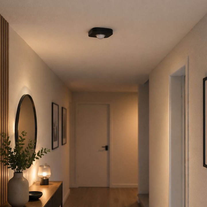 Détecteur de Mouvement IP65 20m 360° Noir