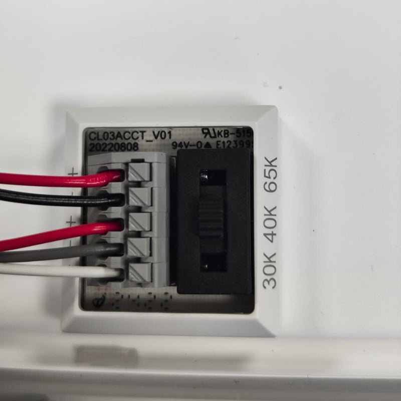 Réglette LED 120cm 22/28/34/40W ajustable étanche CCT (Pack de 6)