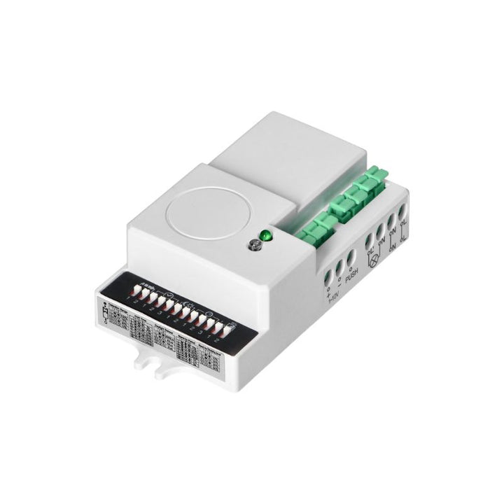 Détecteur de mouvement avec Dimmer et DIP Switch IP20