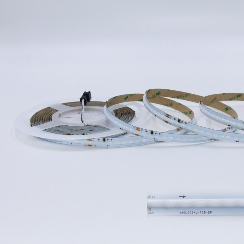 Ruban LED COB RGB 24V 14W/m IP20 576LED/m