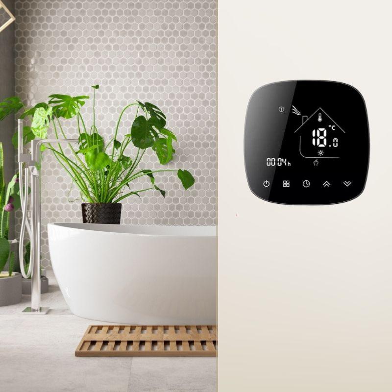 Thermostat Connecté Wi-Fi pour Chauffage à Eau
