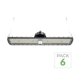 Pack de 6 - Lámpara Colgante LED industrial lineal 150W/200W/250W 185lm/W con Detector de Movimiento - Garantía 5 años