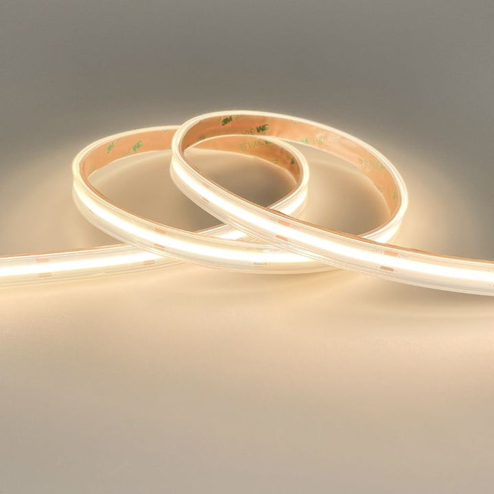 Ruban LED COB 5M 24V IP65 320LED/m 8.7W/m 10mm