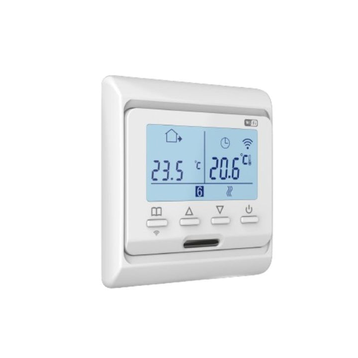 Wifi connected thermostat for boiler compatible with external probe