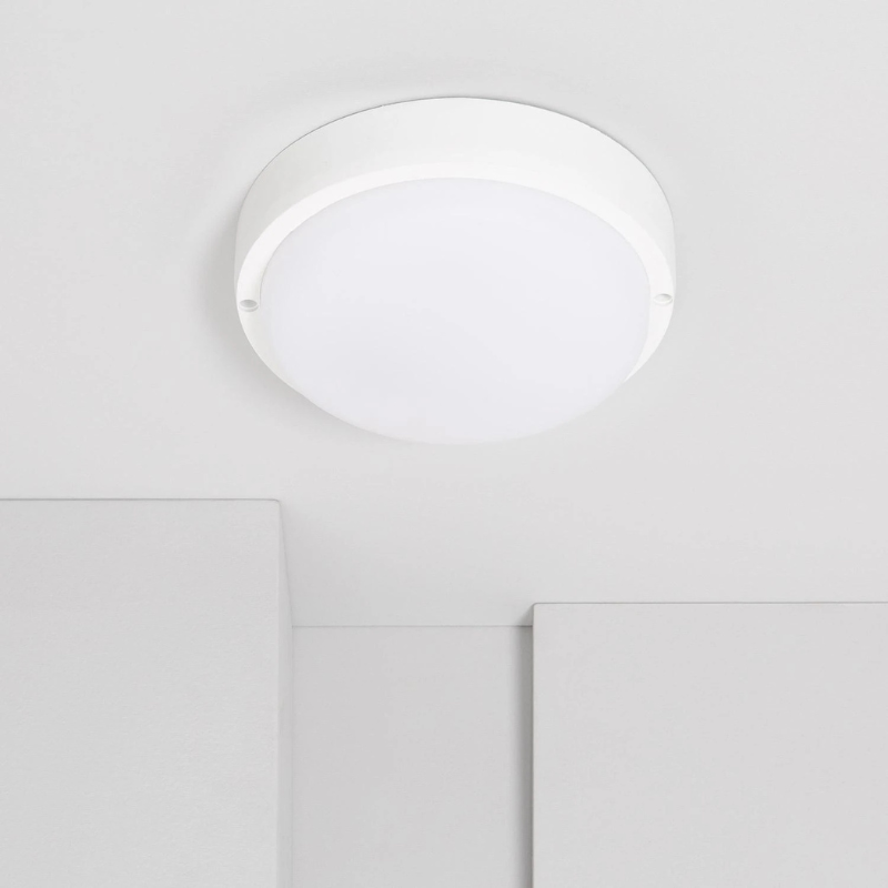 Plafonnier LED Extérieur Rond 25W Blanc IP65 Ø175 mm