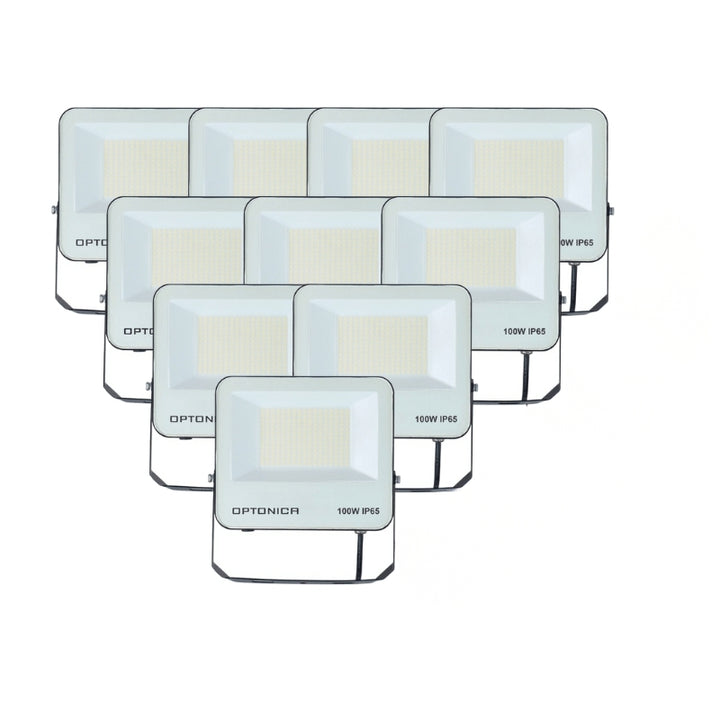 Projecteur 100W IP65 CCT - 3000K/4000K/6000K ( Pack de 10 )