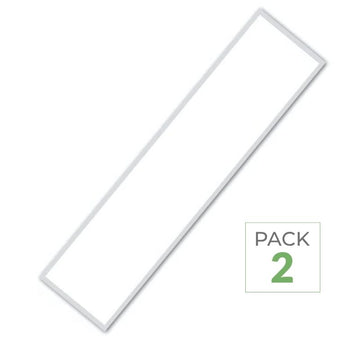Panneau LED 36W UGR22 120x30cm (Pack de 2) | Éclairage pour Bureau - Blanc Neutre 4000K - 5500K