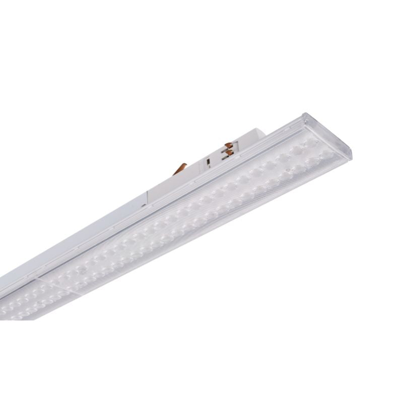 Linéaire LED sur rail triphasé 150cm 35/40/45/50W ajustable blanc