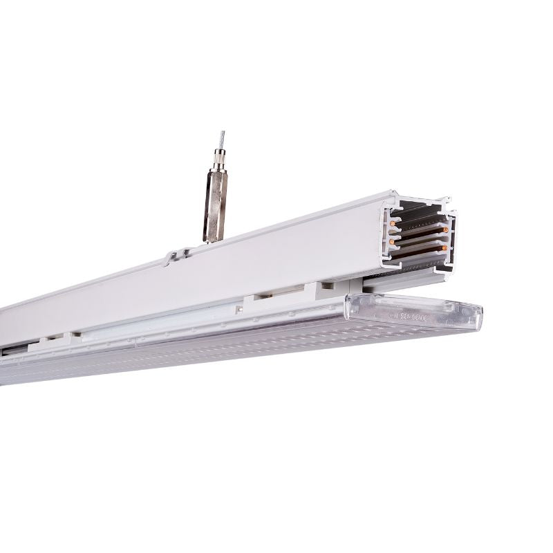 Linéaire LED sur rail triphasé 60cm 14/16/18/20W ajustable blanc