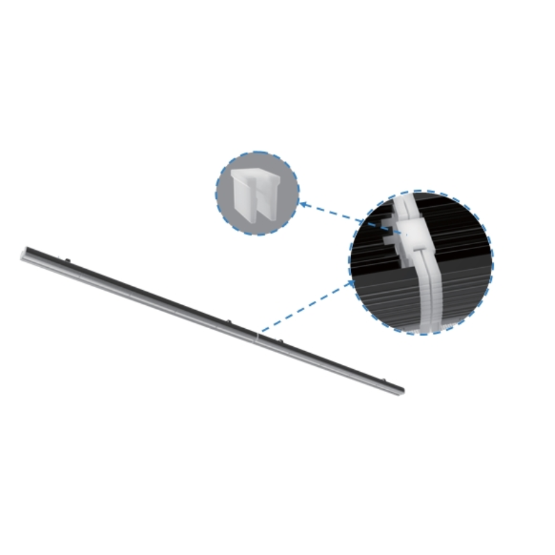 Suspension Linéaire LED 120cm 40W 130lm/W Interconnectable CCT Noir