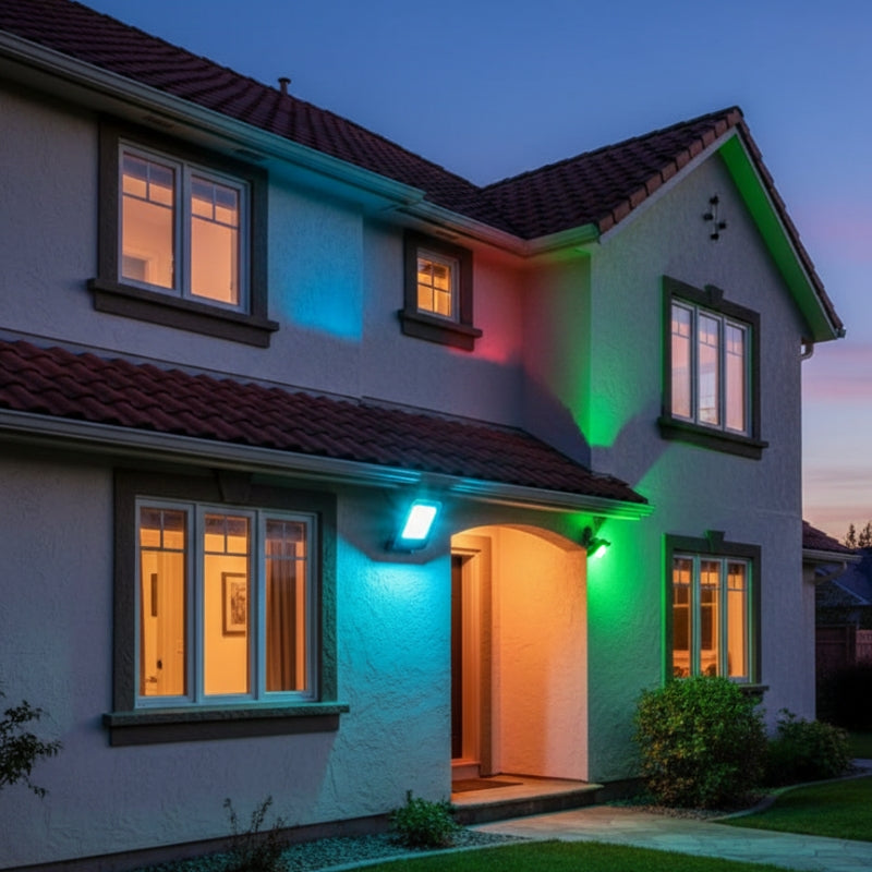 Projecteur RGB LED Extérieur 100W IP65 120lm/W Gris