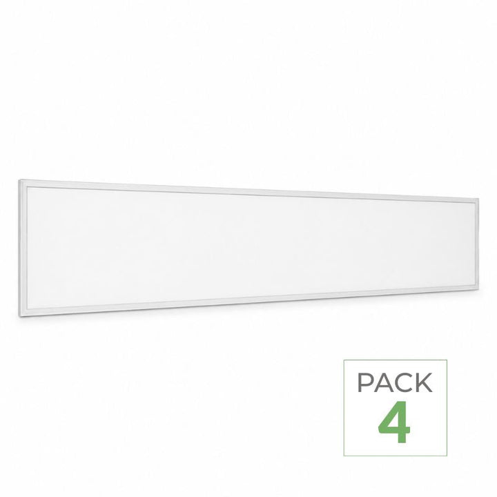 Pack de 4 - Panneau LED Slim 150x30 40W 120lm/W Sans Flicker