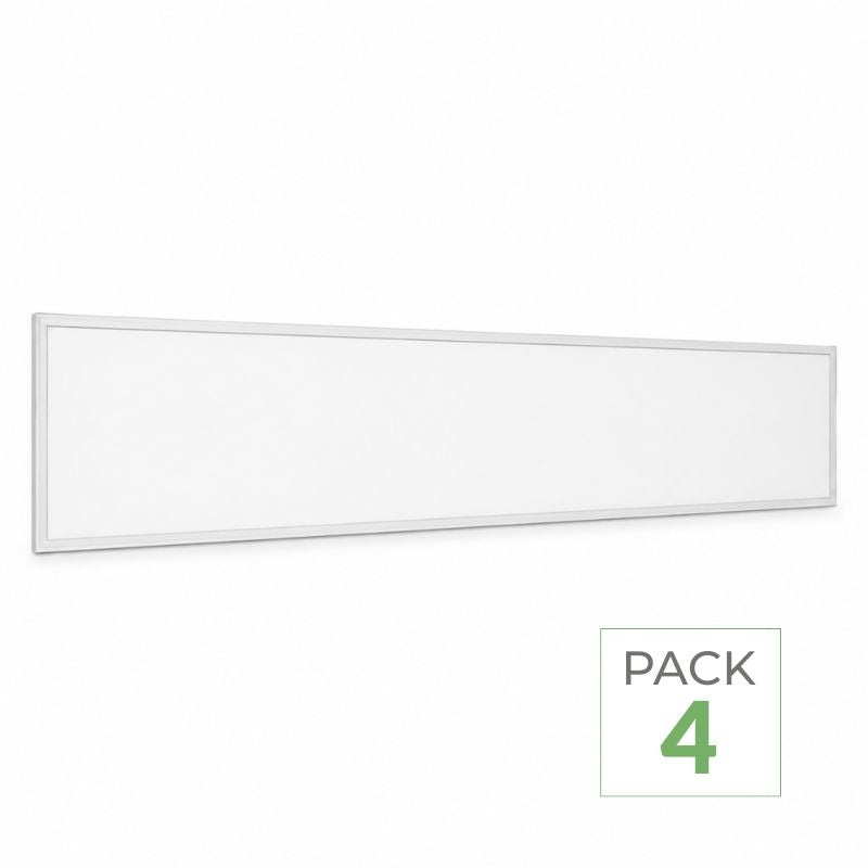 Pack de 4 - Panneau LED Slim 150x30 40W 120lm/W Sans Flicker