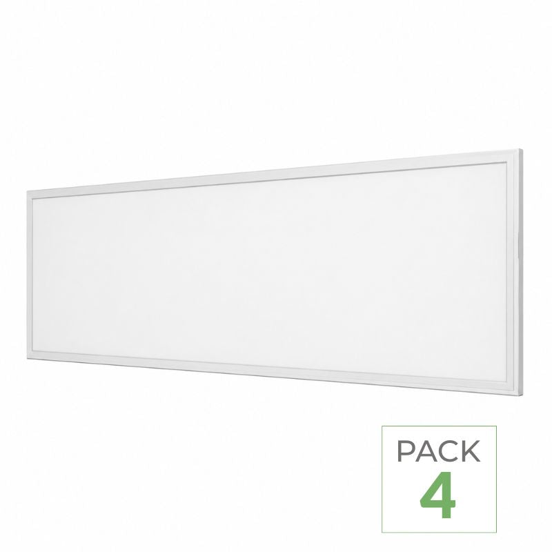 Pack de 4 - Panneau LED Slim 120x60 60W 120lm/W Sans Flicker