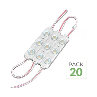 Pack de  20 - Module LED Barre 30W 12V IP65 pour Enseignes Lumineuses