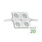 LED Module 2.4W SMD 2835 12V IP65 voor Reclamebord - Set van 20