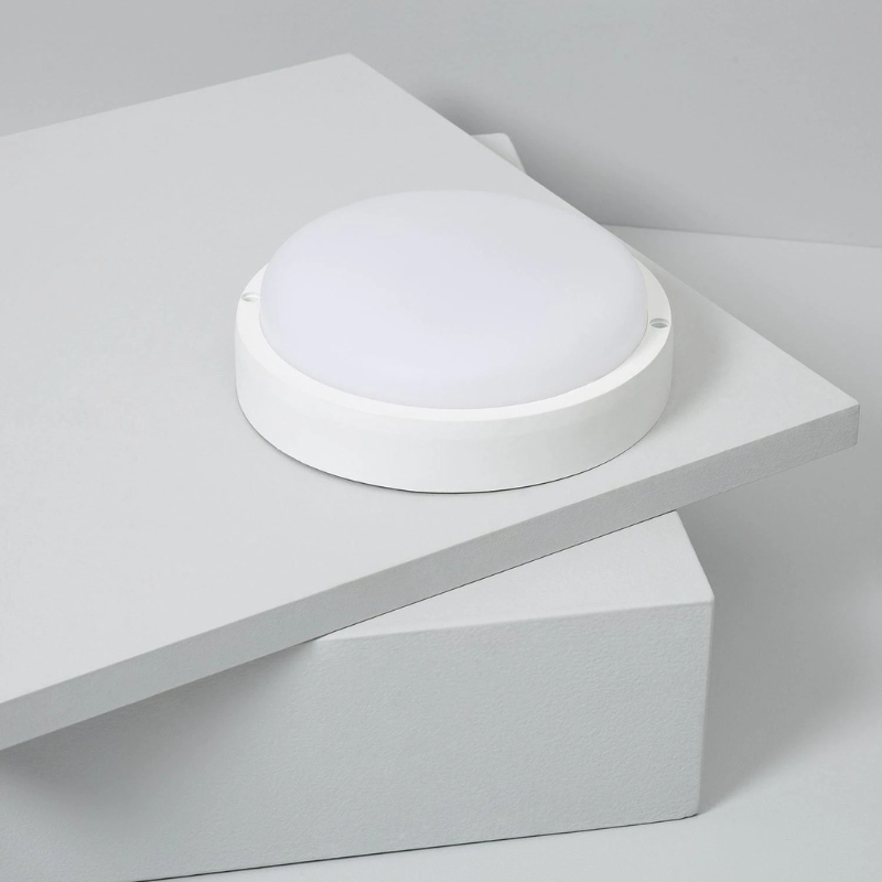 Plafonnier LED Extérieur Rond 25W Blanc IP65 Ø175 mm