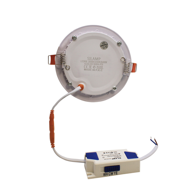 Spot LED Encastrable Rond ALU 6W CCT - 3000K/4000K/6500K