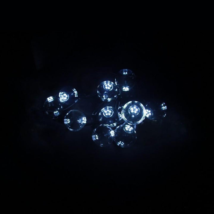 Guirlande Guinguette LED 8m 10pcs IP65 3W avec Câble Noir