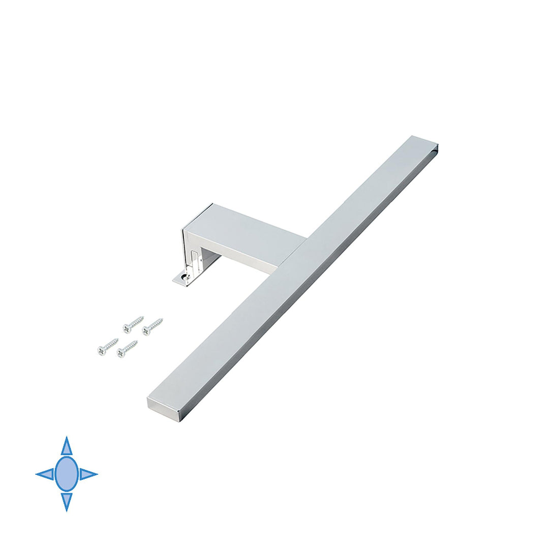 IP44 450 mm IP44 Bathroom LED wall lamp with opal diffuser