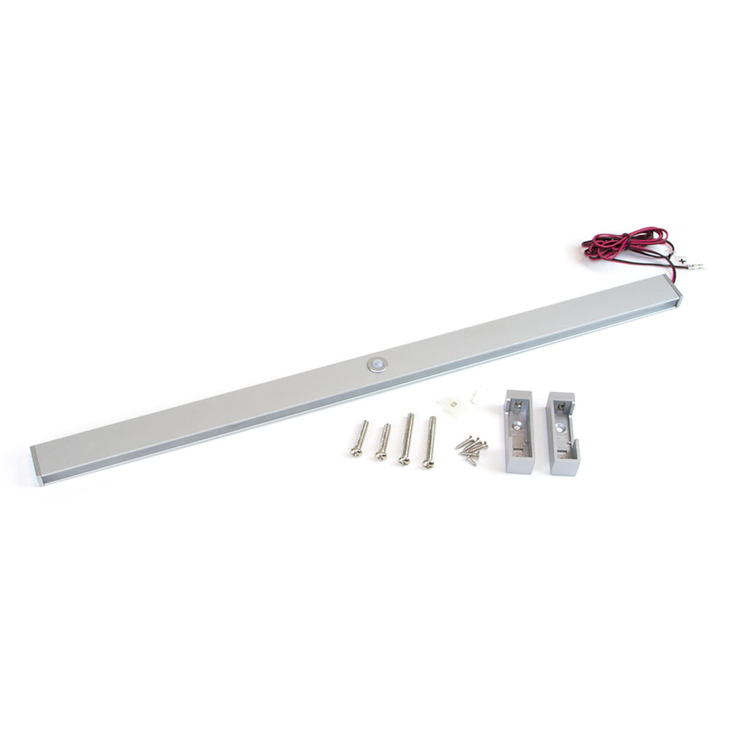 Barre LED réglable pour armoire 55.8-70.8 cm 2.6W avec détecteur de mouvement