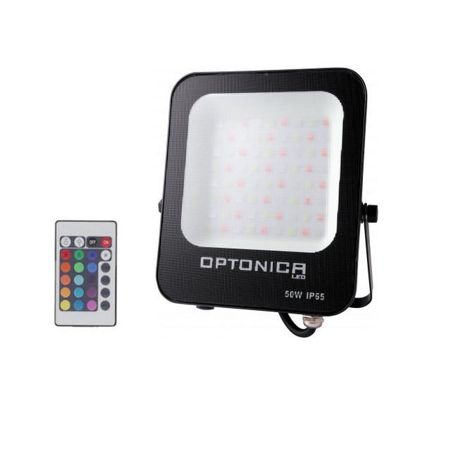 Projecteur LED RGB 50W Extérieur IP65 Plat NOIR