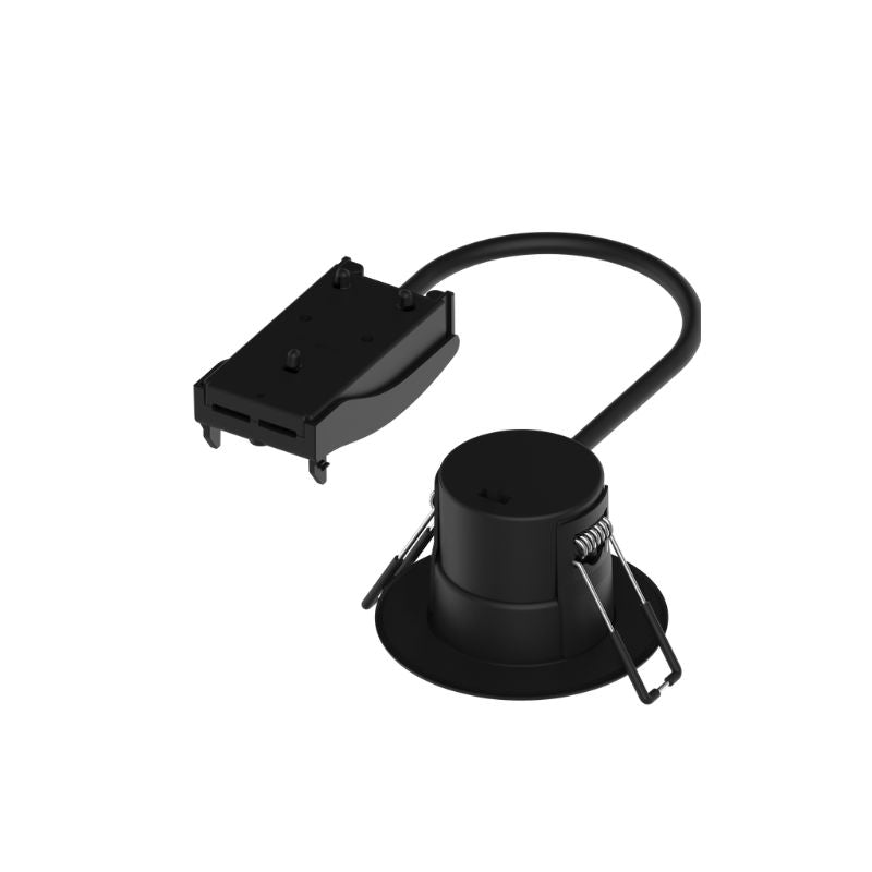 Spot LED étanche encastrable Dimmable CCT 6W Noir IP65 (Pack de 5)