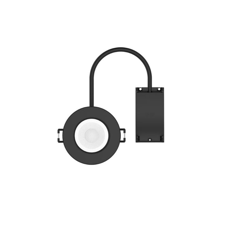 Spot LED étanche encastrable Dimmable CCT 6W Noir IP65 (Pack de 5)