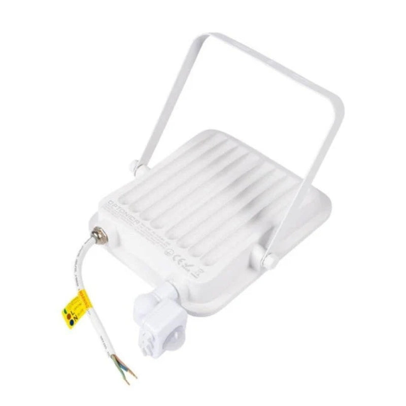 Projecteur LED Extérieur 50W IP65 BLANC avec Détecteur de Mouvement Crépusculaire