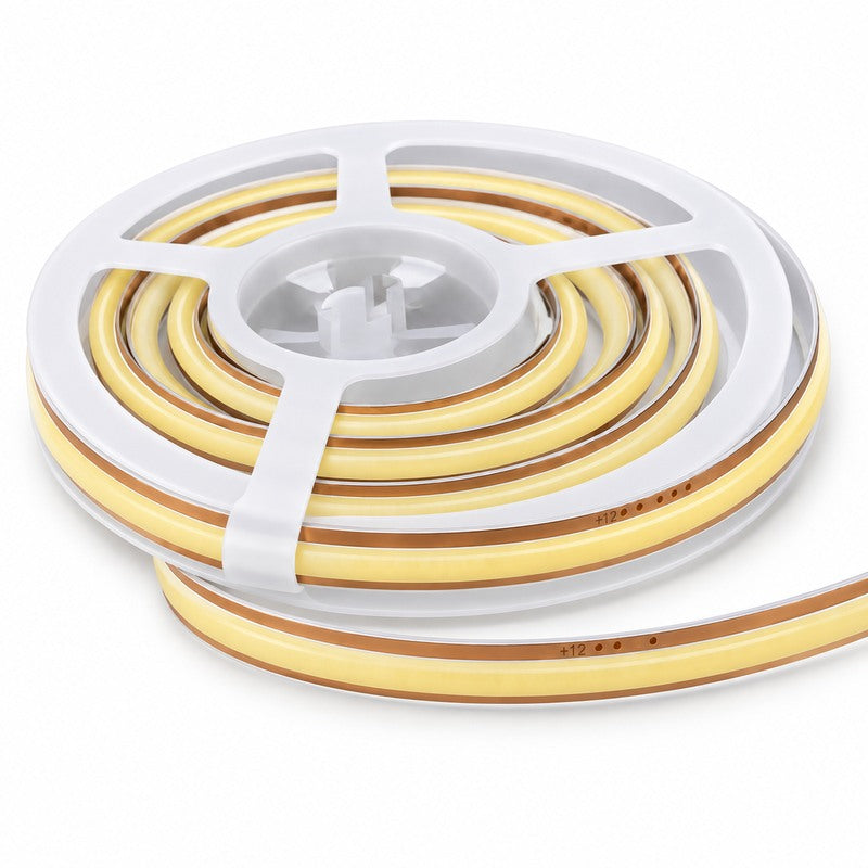 Ruban LED COB 5m Découpe Libre 12V 10W/m IP20 8mm 570lm/m