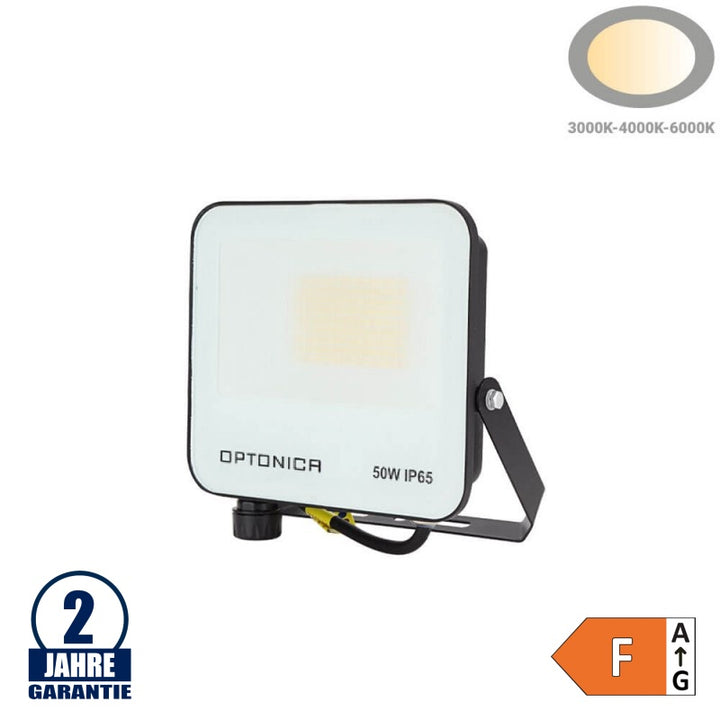 Projecteur avec Détecteur 50W IP65 CCT Noir/Bleu - 3000K/4000K/6000K