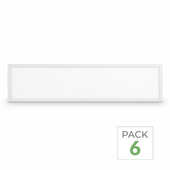Pack de 6 - Panneau LED Slim 120x30 32W 130lm/W TRIAC Sans Flicker