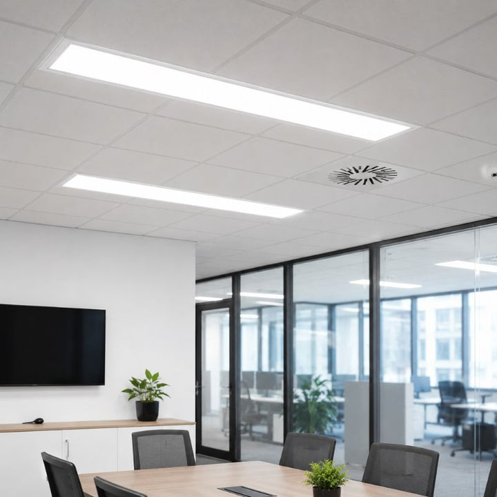 Pack de 6 - Panneau LED Slim 120x30 32W 130lm/W TRIAC Sans Flicker
