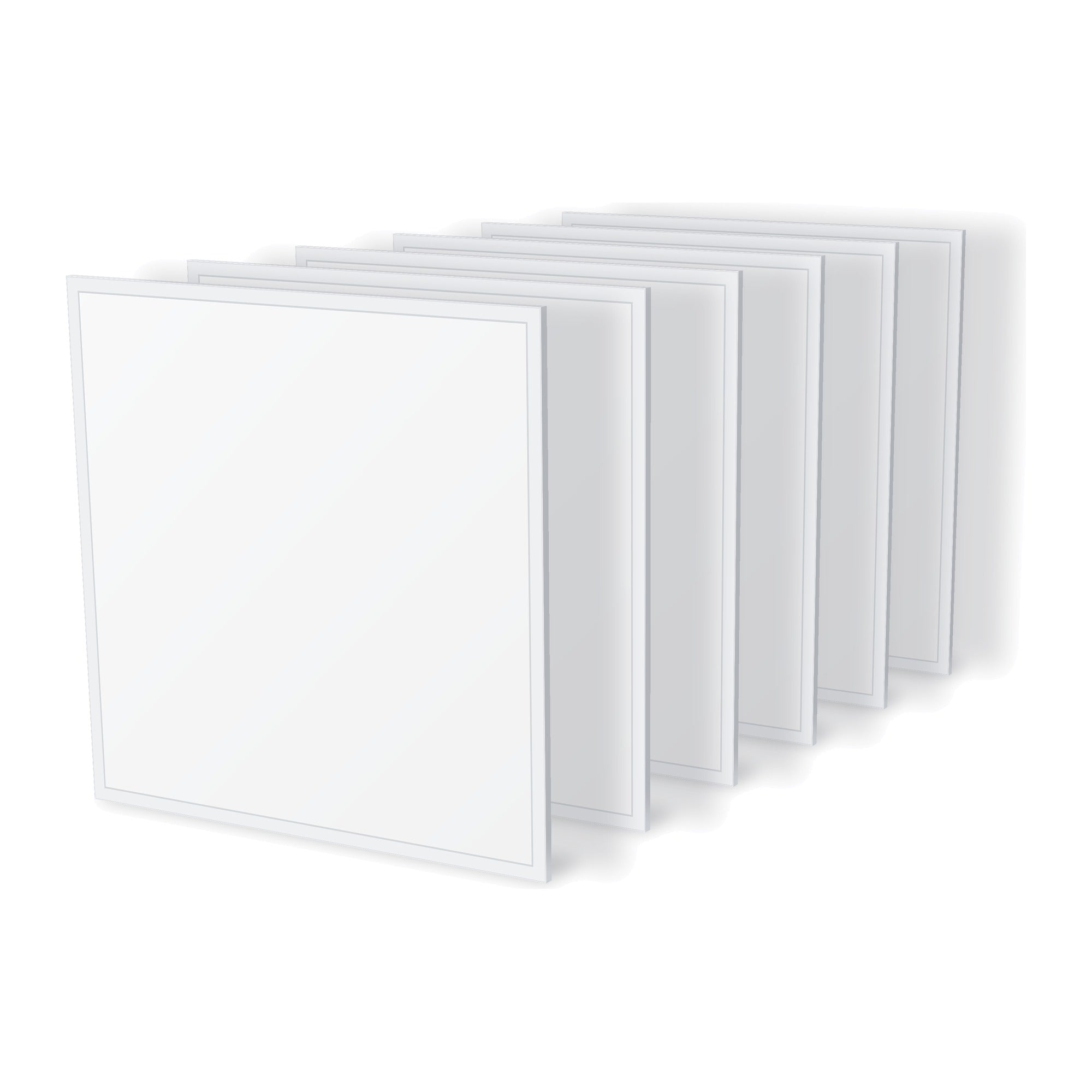 Pack de 6 - Panneau LED Slim 60x60 32W 130lm/W TRIAC Sans Flicker