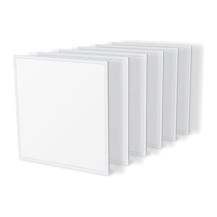 Pack de 6 - Panneau LED Slim 60x60 32W 130lm/W TRIAC Sans Flicker