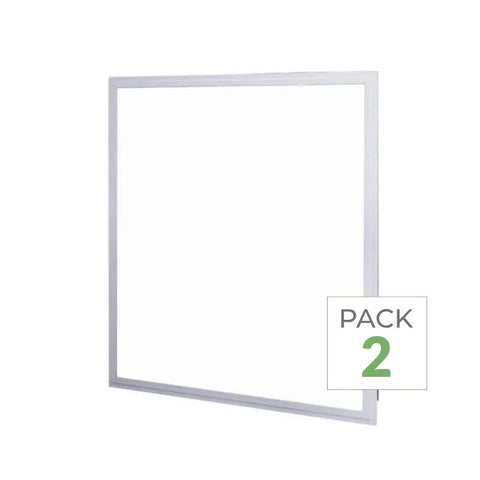 Pack de 2 - Panneau LED UGR<19 36W 60x60cm